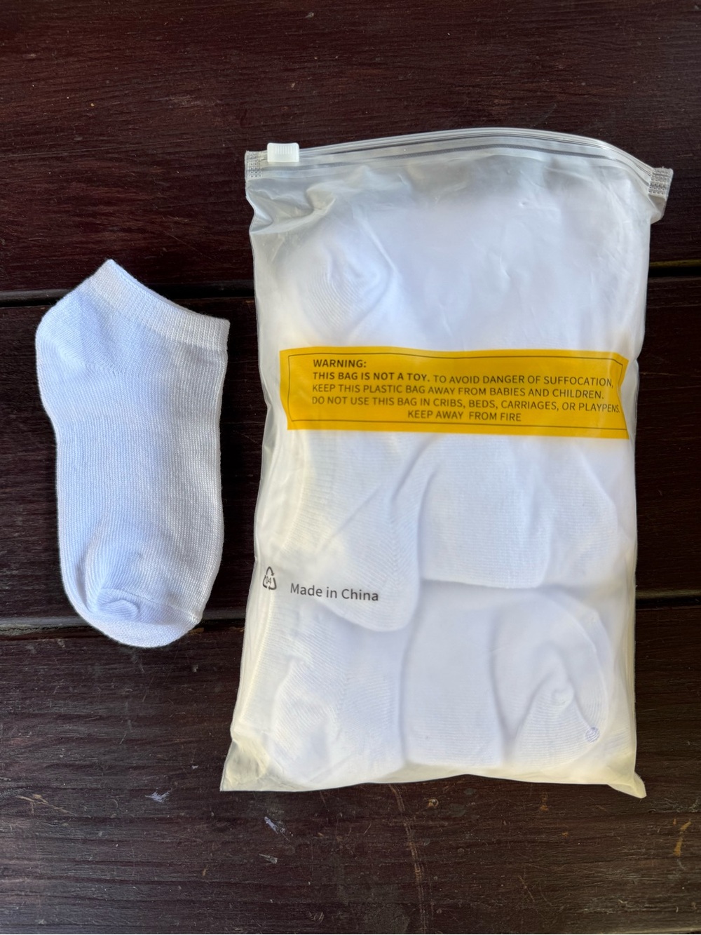 Kids White Solid Ankle Socks Ankle Length Unisex